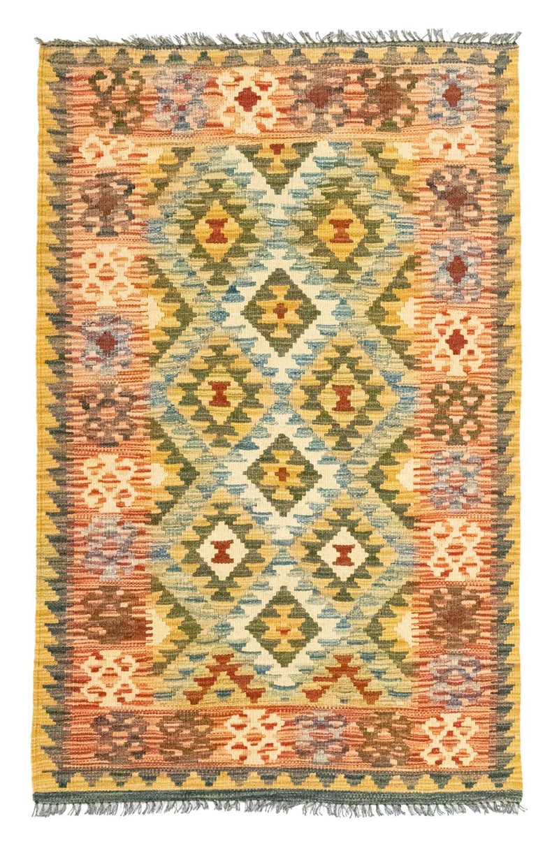 Kilim afegão Tapete 131x83cm