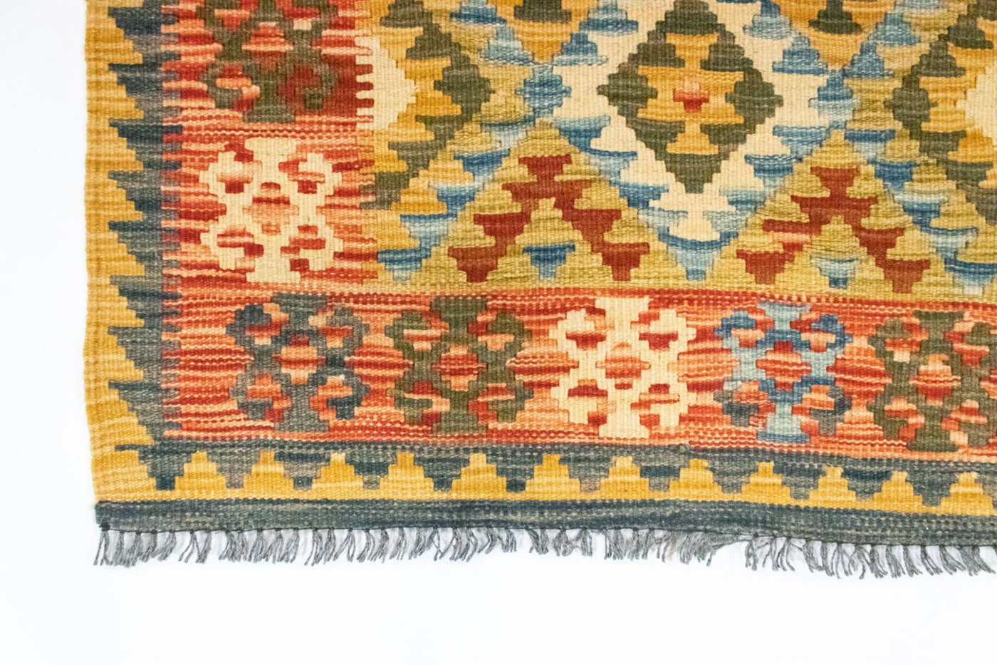 Kilim afegão Tapete 131x83cm