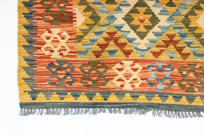 Kilim afegão Tapete 131x83cm