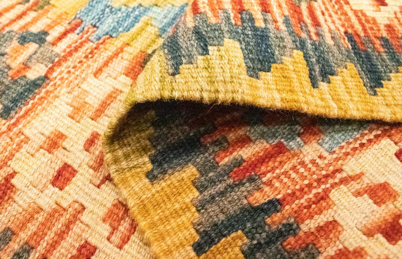 Kilim afegão Tapete 131x83cm