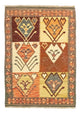 Kilim afegão Tapete 123x83cm