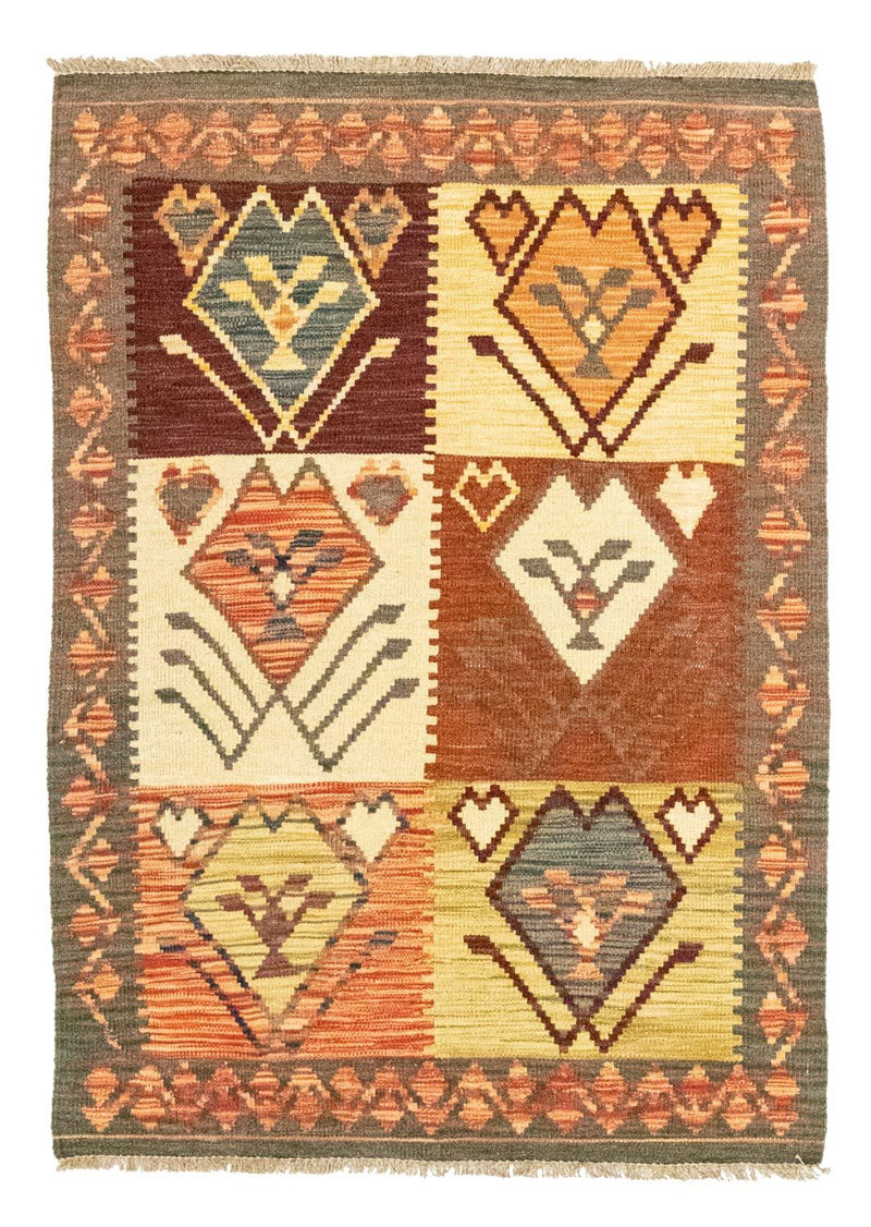 Kilim afegão Tapete 123x83cm
