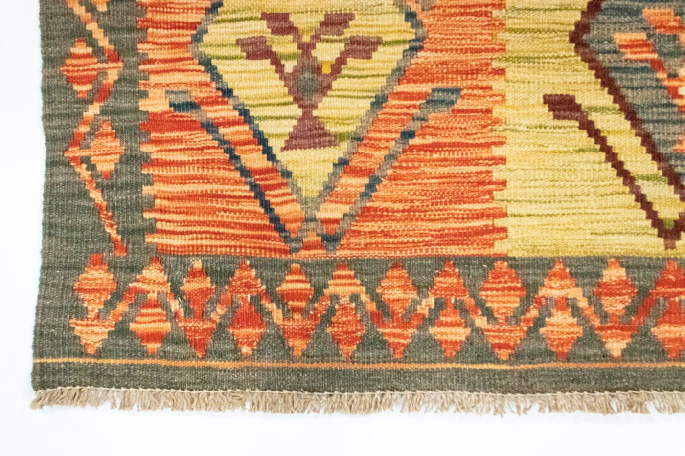 Kilim afegão Tapete 123x83cm
