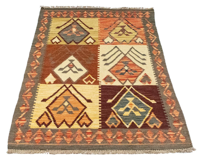 Kilim afegão Tapete 123x83cm