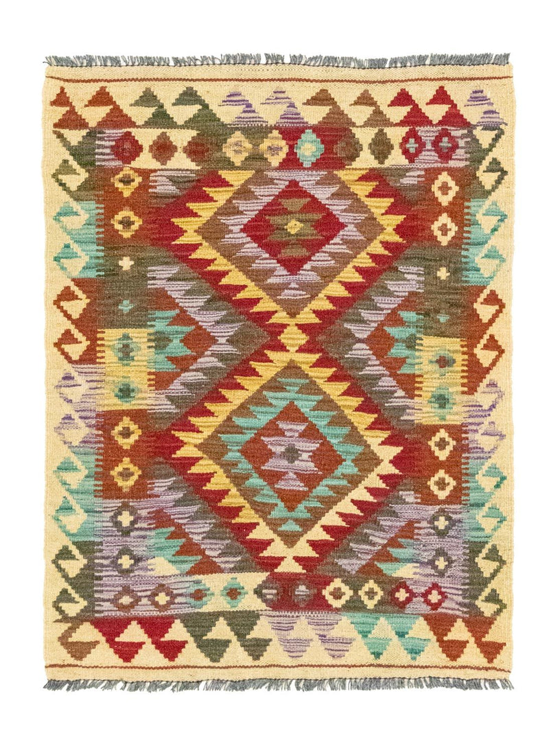 Kilim afegão Tapete 109x80cm