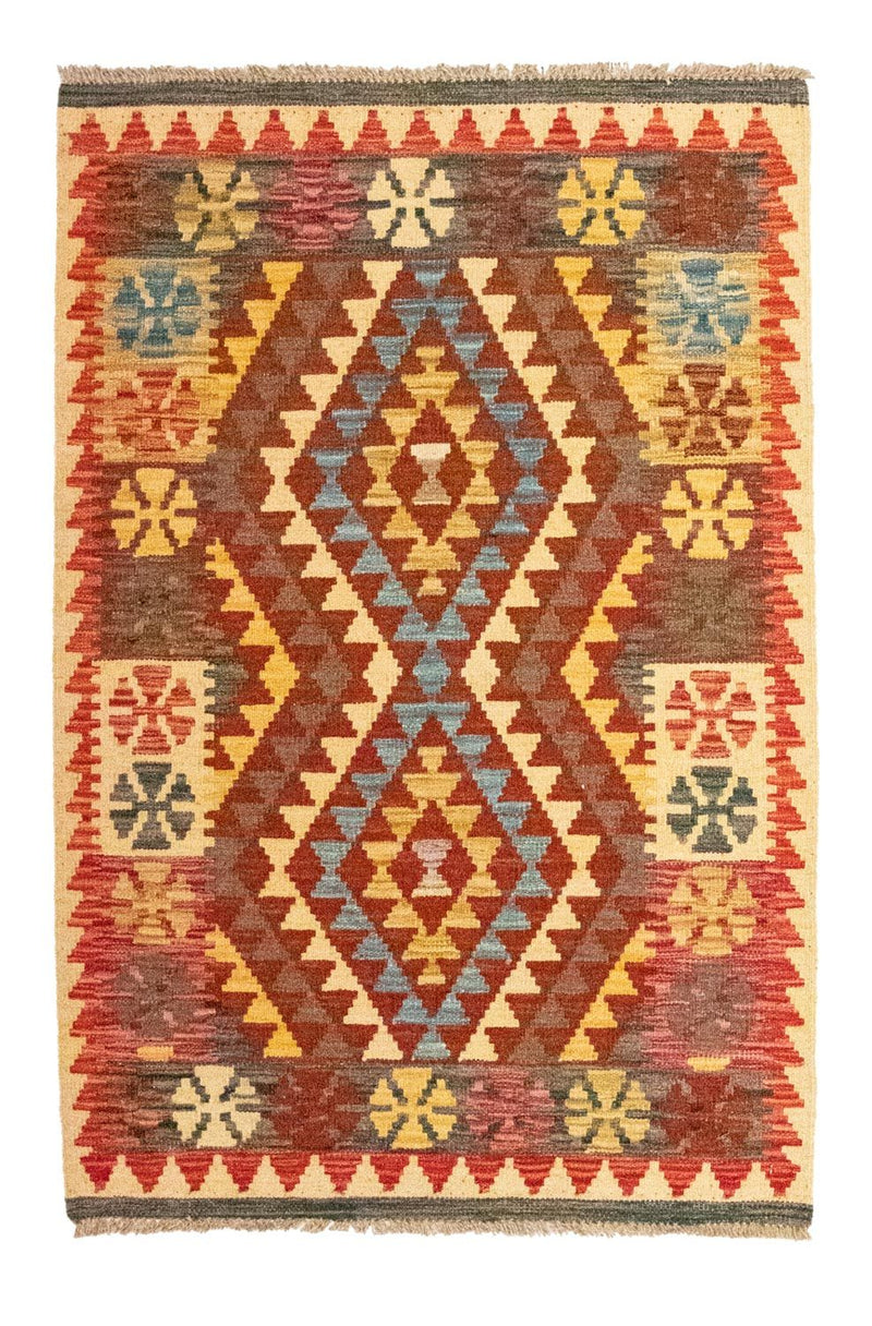 Kilim afegão Tapete 120x79cm