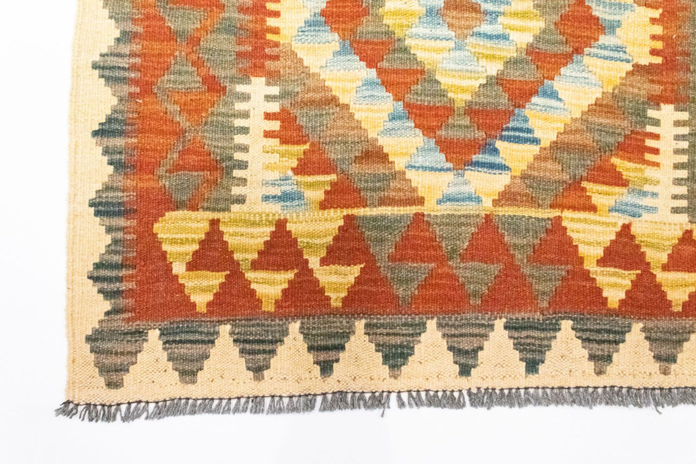 Kilim afegão Tapete 117x78cm