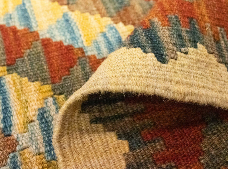 Kilim afegão Tapete 117x78cm