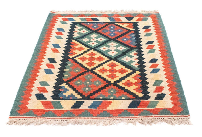 Tapete Kelim - Oriental - 123 x 82 cm - azul