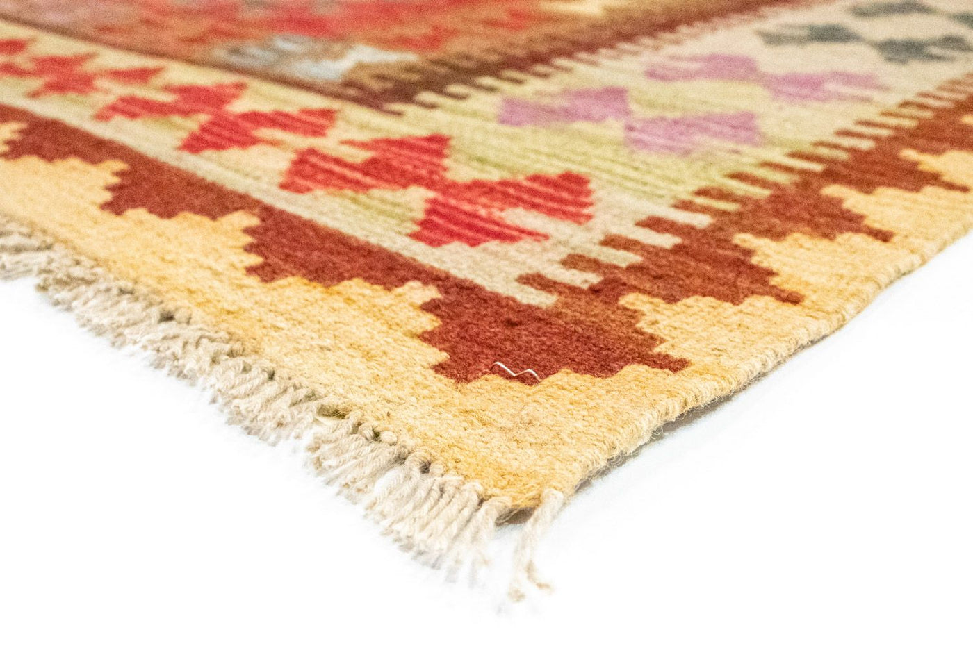 Kilim afegão Tapete 242x156cm
