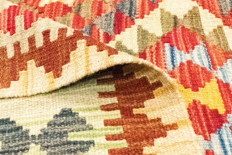 Kilim afegão Tapete 242x156cm