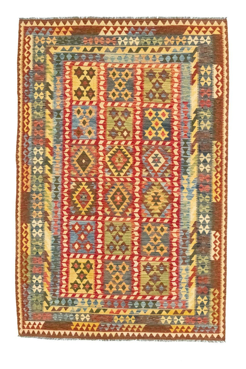 Kilim afegão Tapete 314x208cm