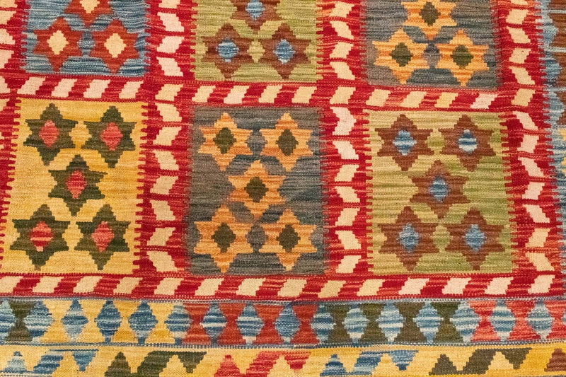 Kilim afegão Tapete 314x208cm