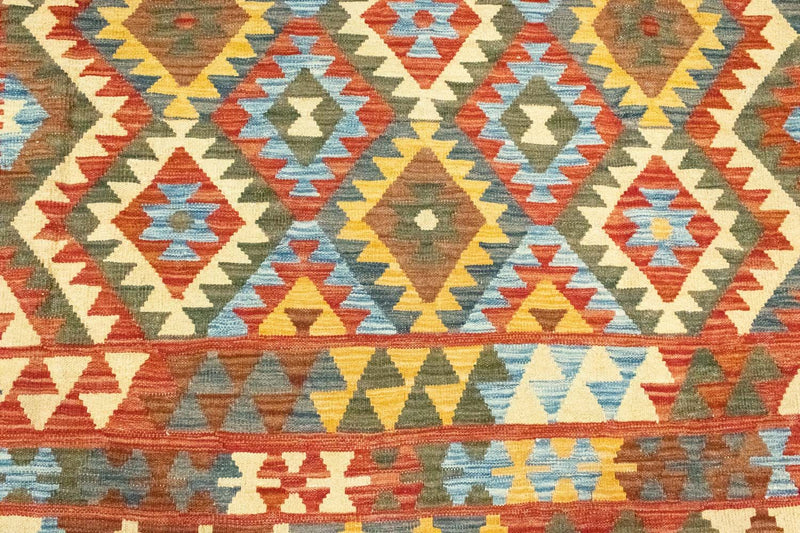 Kilim afegão Tapete 289x206cm