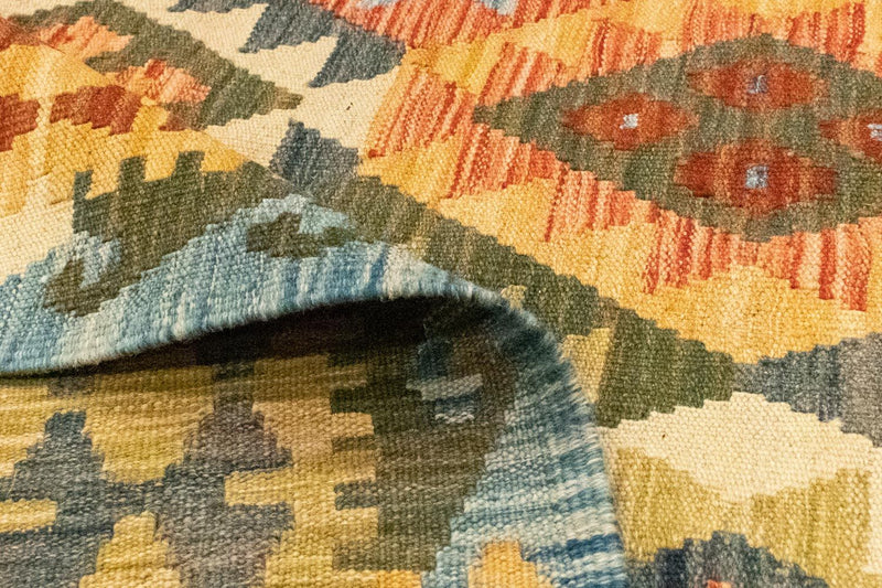 Kilim afegão Tapete 296x197cm