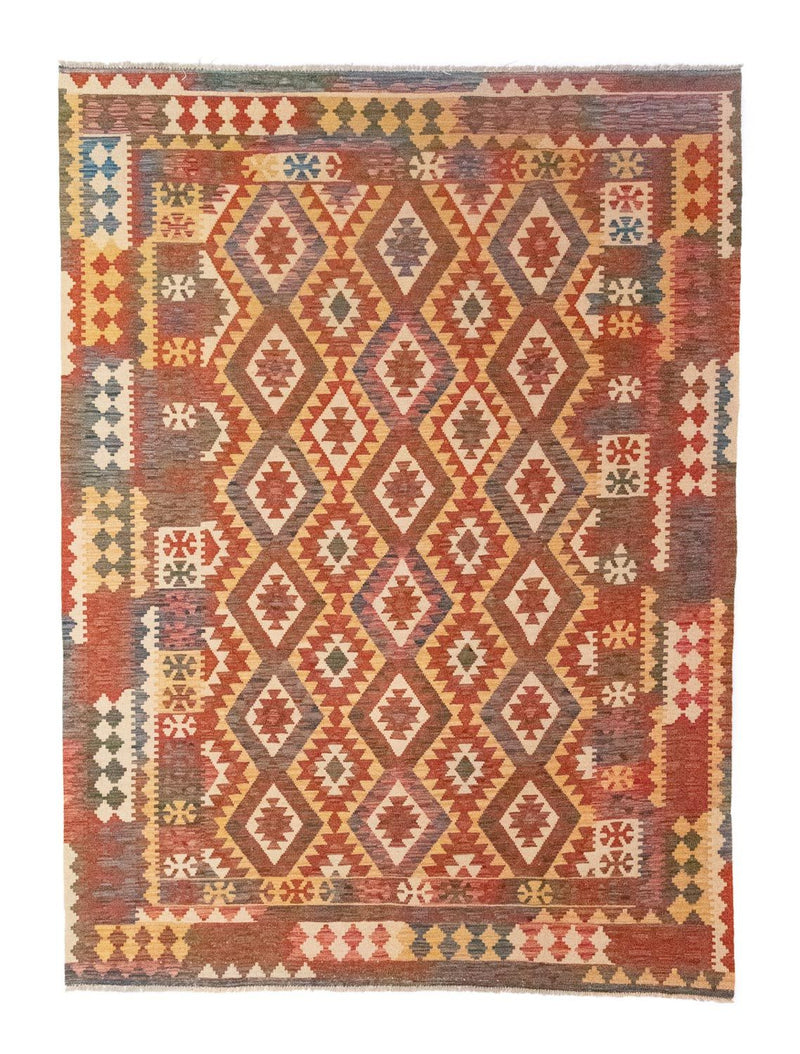 Kilim afegão Tapete 201x287cm