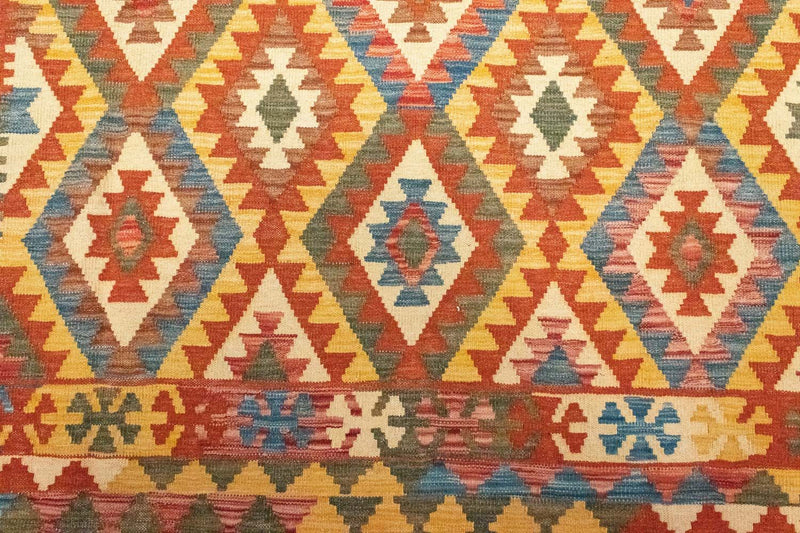 Kilim afegão Tapete 201x287cm