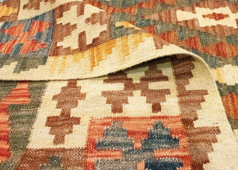 Kilim afegão Tapete 295x202cm