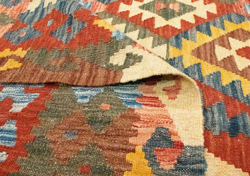 Kilim afegão Tapete 300x207cm