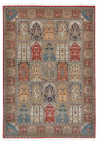Tapete oriental - Ghom - Indus - 242 x 172 cm - bege escuro – product image