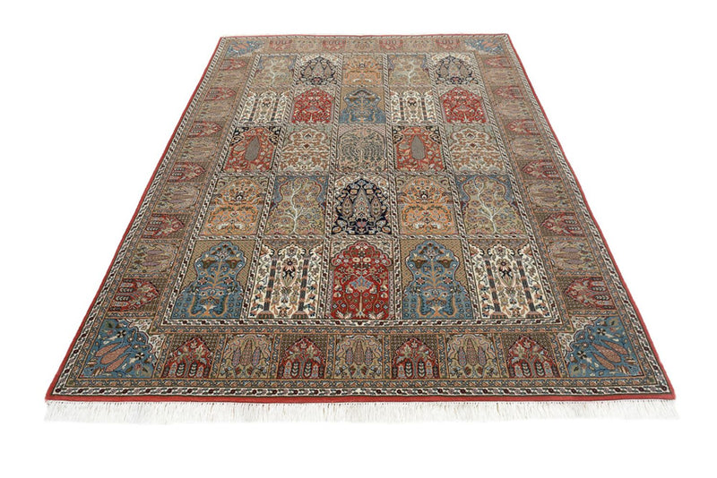 Tapete oriental - Ghom - Indus - 242 x 172 cm - bege escuro