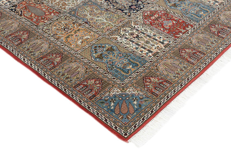 Tapete oriental - Ghom - Indus - 242 x 172 cm - bege escuro