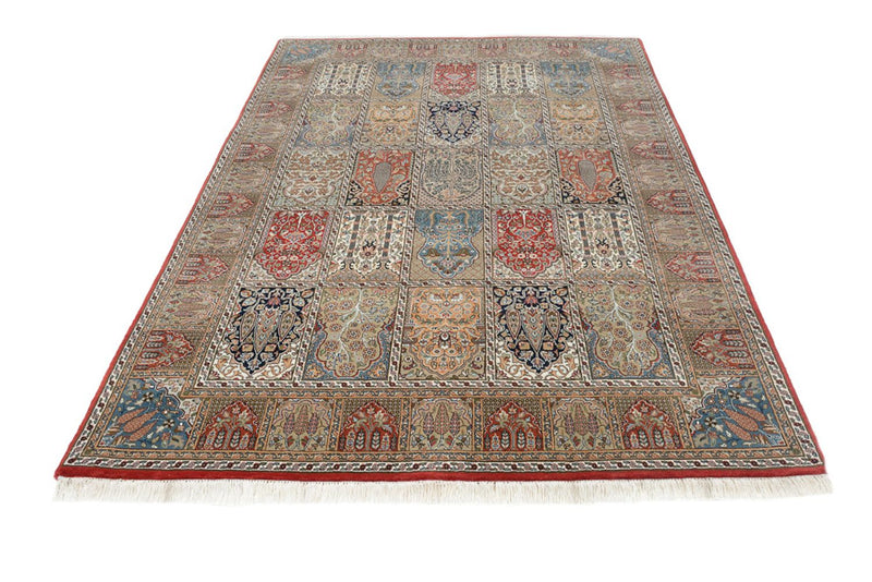 Tapete oriental - Ghom - Indus - 242 x 172 cm - bege escuro