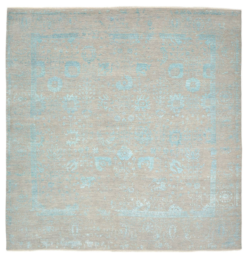 Tapete de desenhador praça  - 301 x 301 cm - azul claro