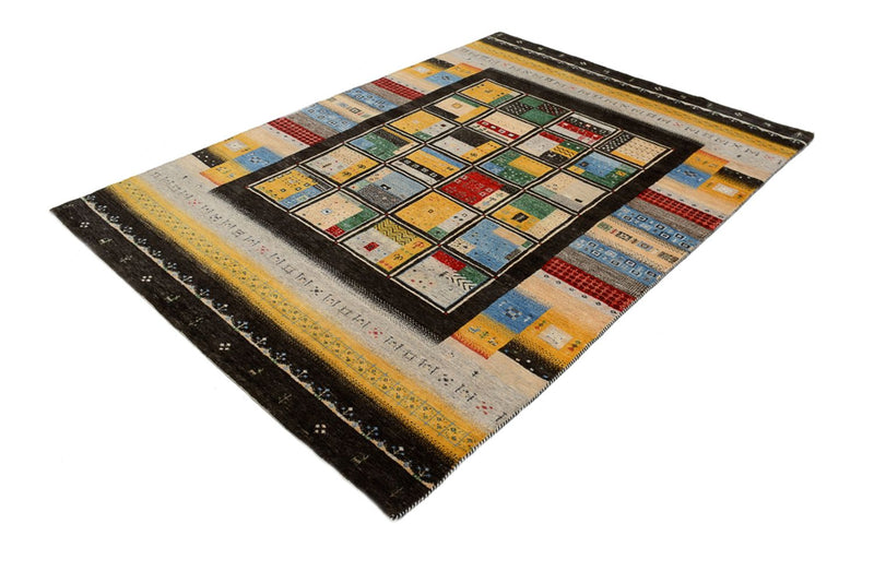 Tapete Gabbeh - Loribaft Indus - 239 x 173 cm - multicolorido