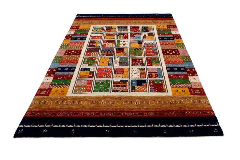 Tapete Gabbeh - Loribaft Indus - 245 x 170 cm - multicolorido