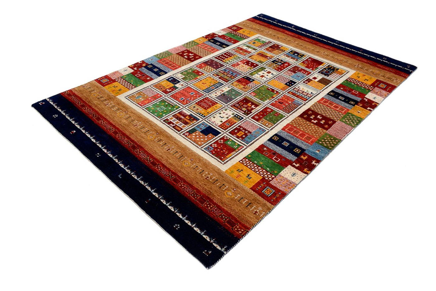 Tapete Gabbeh - Loribaft Indus - 245 x 170 cm - multicolorido