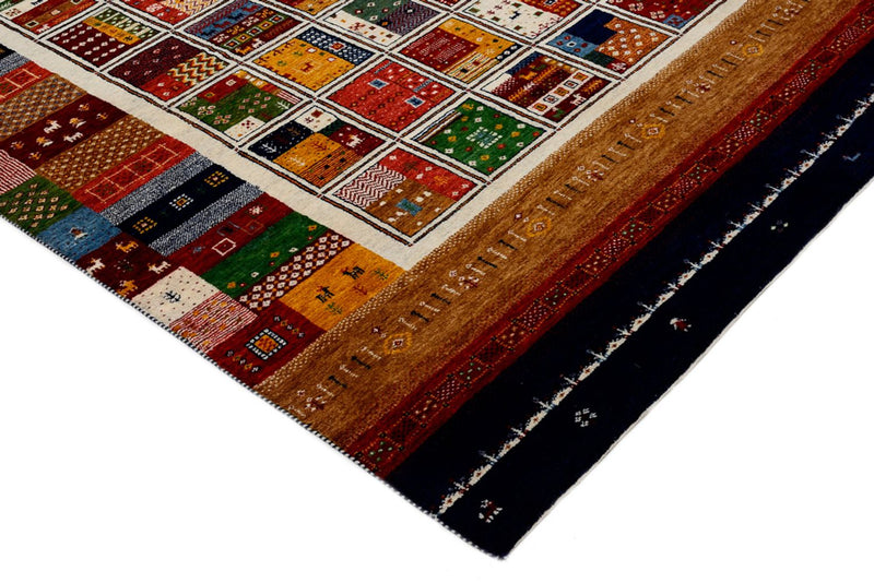 Tapete Gabbeh - Loribaft Indus - 245 x 170 cm - multicolorido