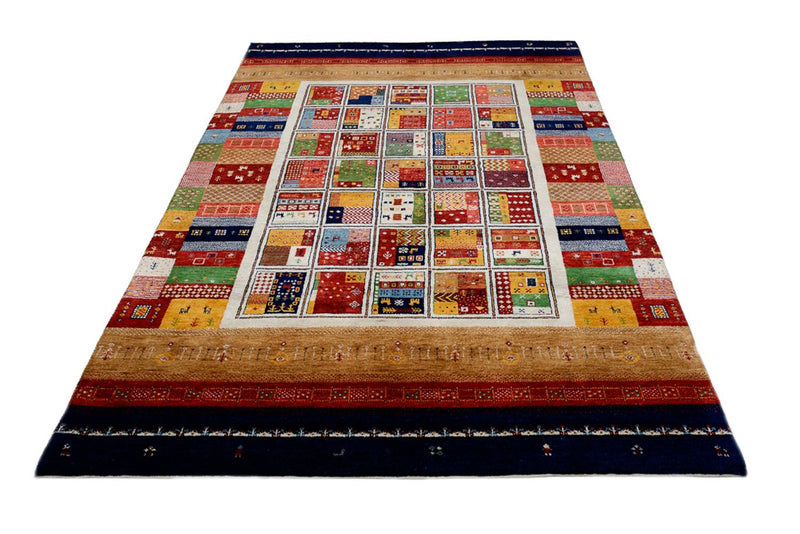 Tapete Gabbeh - Loribaft Indus - 245 x 170 cm - multicolorido