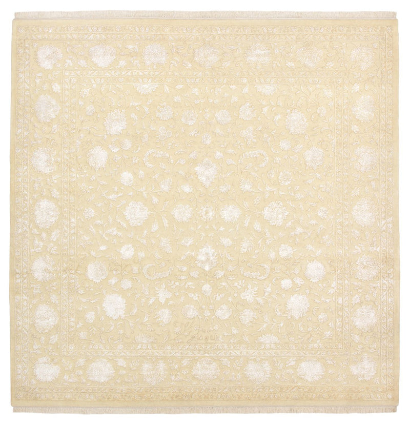 Tapete Oriental praça  - 253 x 251 cm - bege claro
