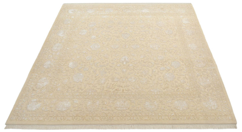Tapete Oriental praça  - 253 x 251 cm - bege claro
