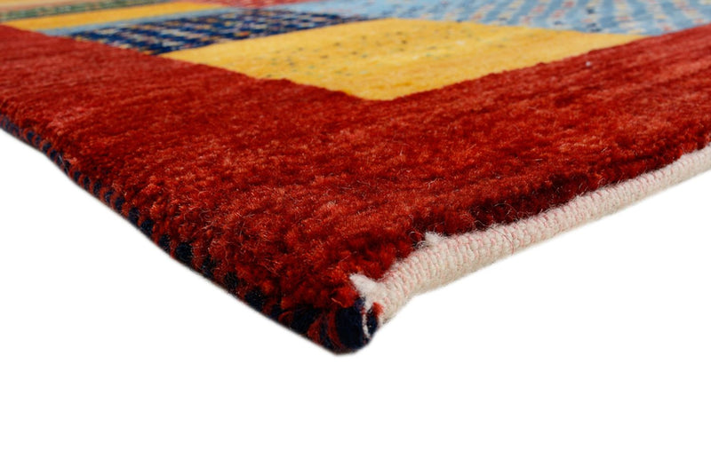 Tapete Gabbeh - Loribaft Indus - 163 x 96 cm - multicolorido