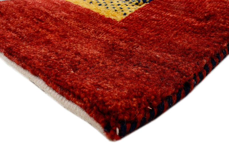 Tapete Gabbeh - Loribaft Indus - 163 x 96 cm - multicolorido