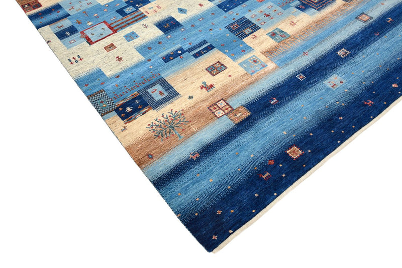 Tapete Gabbeh - Loribaft Indus - 239 x 177 cm - multicolorido