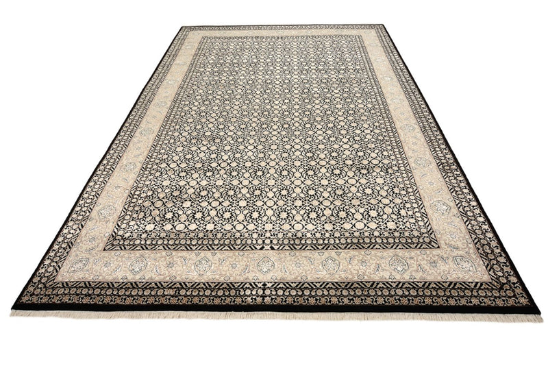 Tapete oriental - Bijar - Indus - 295 x 206 cm - bege escuro