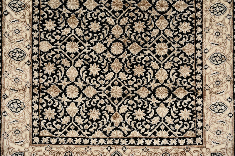 Corredor Tapete oriental - Bijar - Indus - 304 x 83 cm - bege escuro