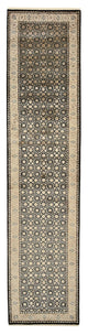 Corredor Tapete oriental - Bijar - Indus - 368 x 83 cm - bege escuro