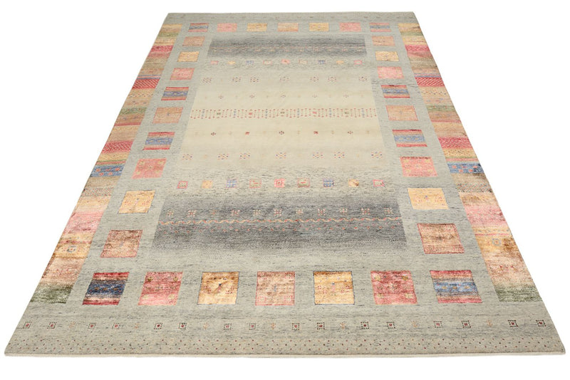 Tapete Gabbeh - Loribaft Indus - 354 x 248 cm - bege escuro