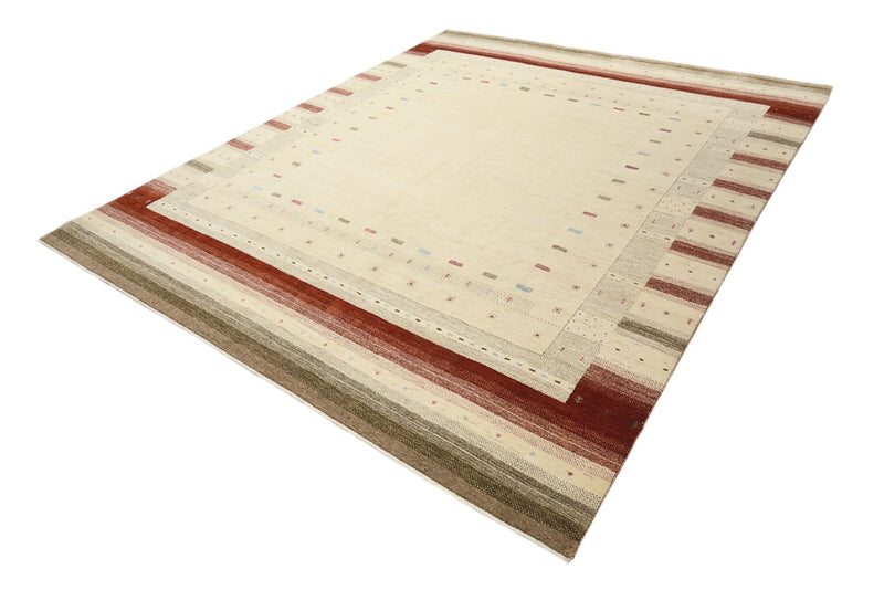 Tapete Gabbeh - Loribaft Indus - 300 x 254 cm - bege claro