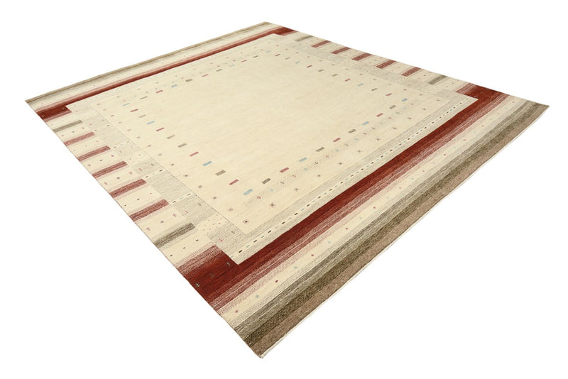 Tapete Gabbeh - Loribaft Indus - 300 x 254 cm - bege claro
