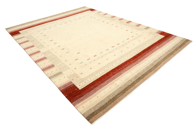 Tapete Gabbeh - Loribaft Indus - 342 x 254 cm - bege claro