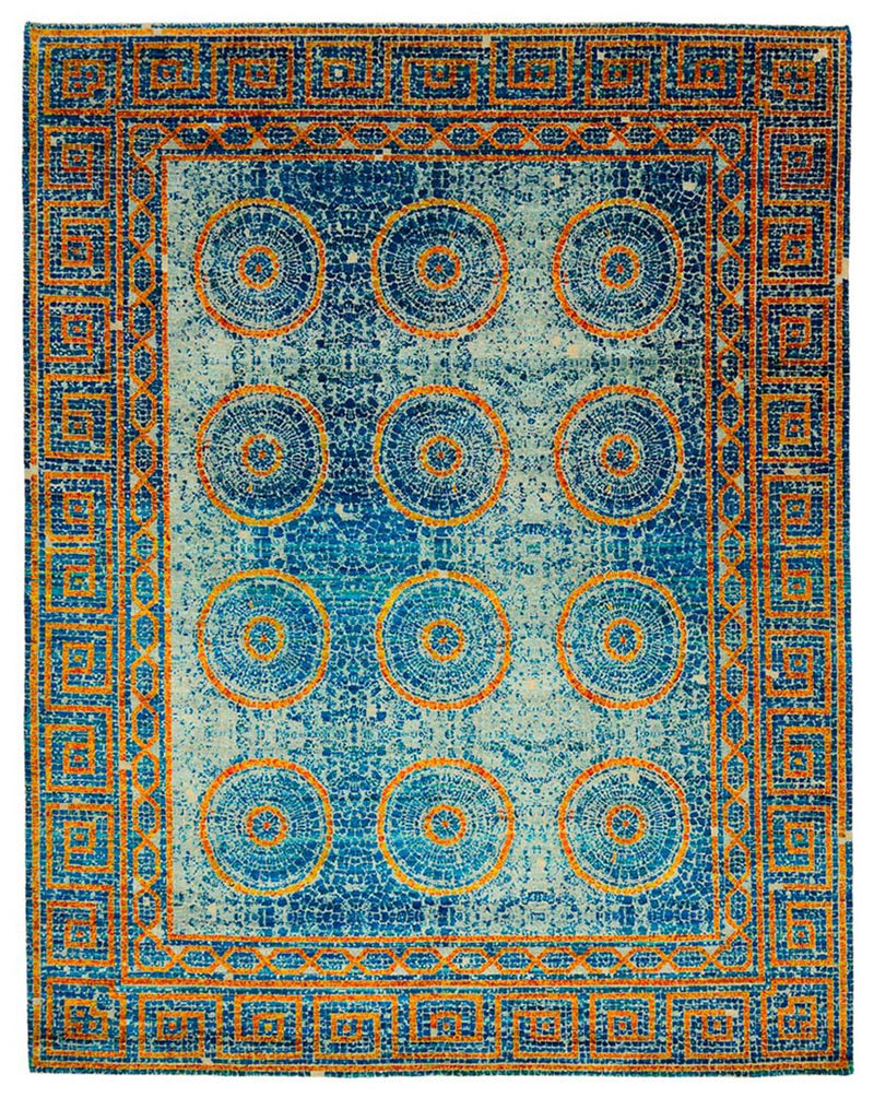 Tapete de desenhador - 309 x 245 cm - azul