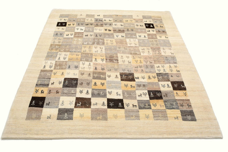 Loribaft Tapete 191x154cm - Perserteppich Wollteppich