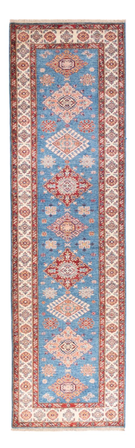Corredor Tapete Ziegler - Kazak - 299 x 85 cm - azul