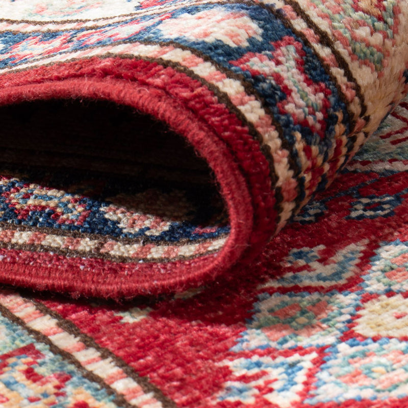 Corredor Tapete Ziegler - Kazak - 304 x 80 cm - vermelho