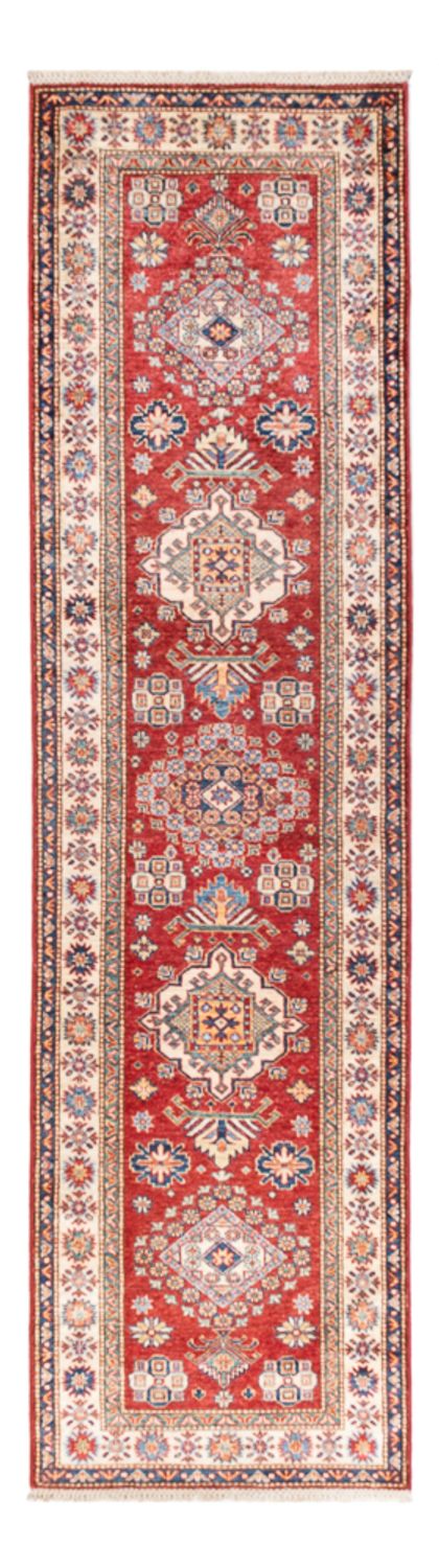 Corredor Tapete Ziegler - Kazak - 302 x 80 cm - vermelho